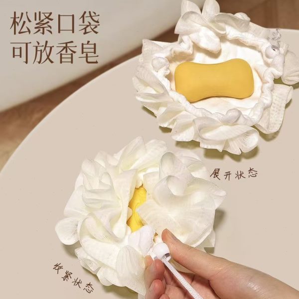 放专用肥皂沐浴球可兜香皂洗护洗澡袋起泡网浴花神器2025新款搓澡