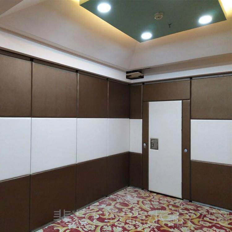 新品酒店隔断墙活动推拉门墙宴会厅移动移折叠包厢屏风饭隔店包间图片