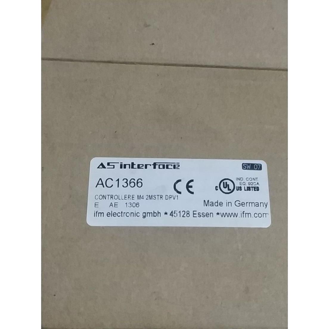 议价Ifm AC1306 易福门AS-i DP模块 ControllerE 2Mstr DP AC1366
