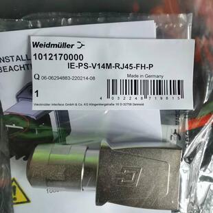 V14M RJ45 魏德米勒RJ插头 1012170000