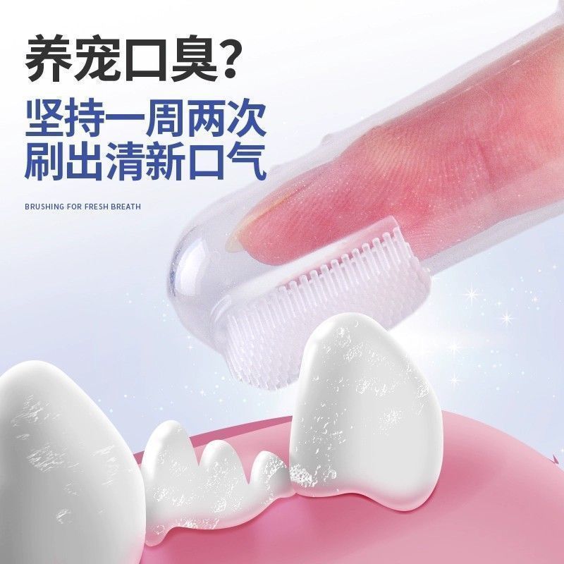 小型犬口腔清理配件猫咪手指套牙刷宠物除臭居家洁牙护理用品