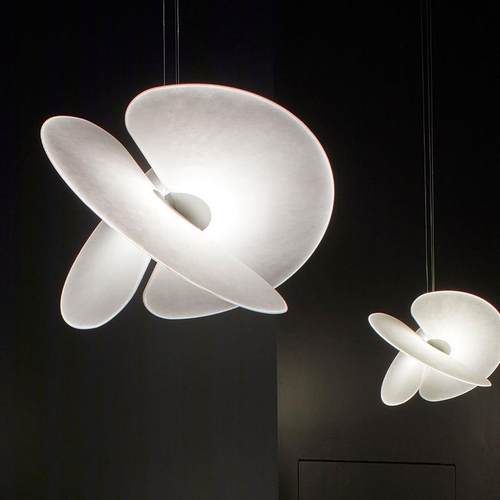 北欧简约客厅公寓复式楼loft别墅挑空旋转楼梯吊灯设计师艺术吊灯