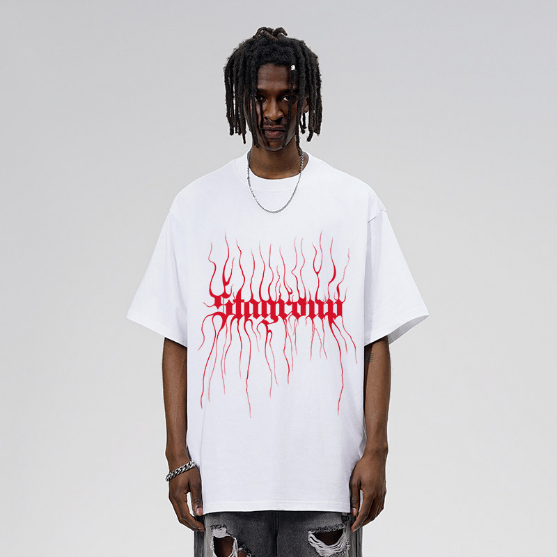 STA美式国潮牌复古纯棉短袖T恤