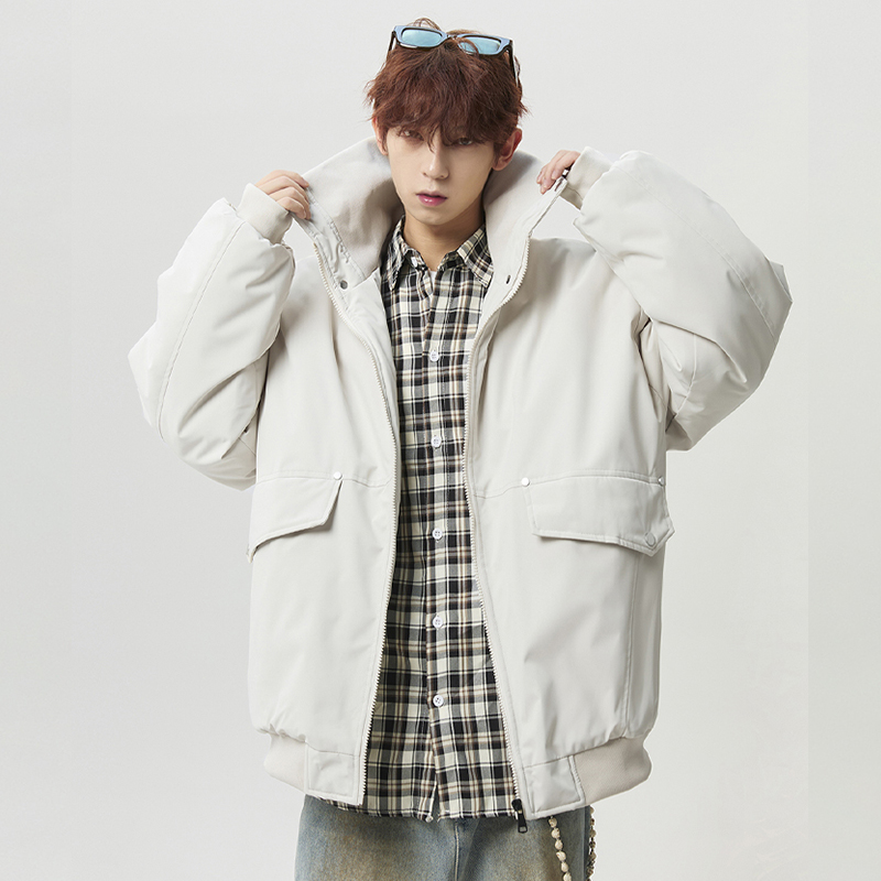 STA冬季复古立领工装棉衣外套