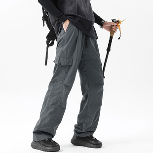 运动冲锋长裤 STA夏季 速干潮流直筒工装 男士 子户外百搭 休闲裤