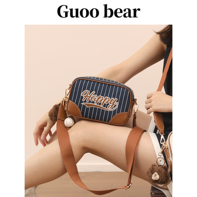 天天维尼熊&GUOOBEAR古家小熊相机包2025新款简约枕头小方包包女