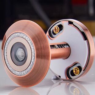 防盗门猫眼门镜防撬防旋开家用防盗门通用型单向锁死猫眼广角视野