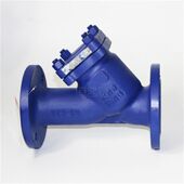 铸钢德标Y型过滤器 高温蒸汽导热油过滤器 法兰式 YG45H 16C