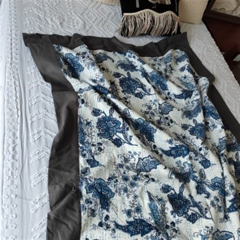 新品外贸尾单双层双面手工缝线棉麻D无夹棉空调被夏凉被包边床尾