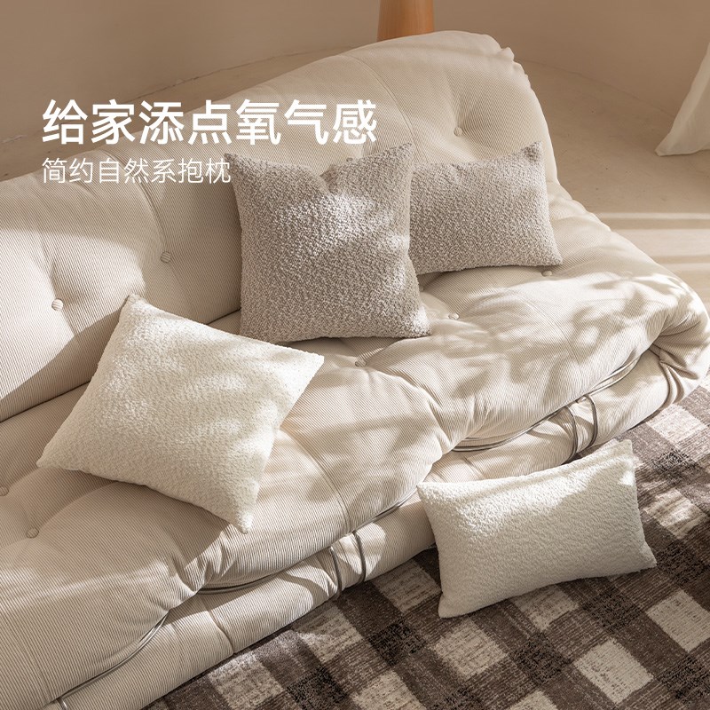 2025新款靠枕套垫奶油风法式轻奢高级感客厅沙发床上X飘窗头抱枕
