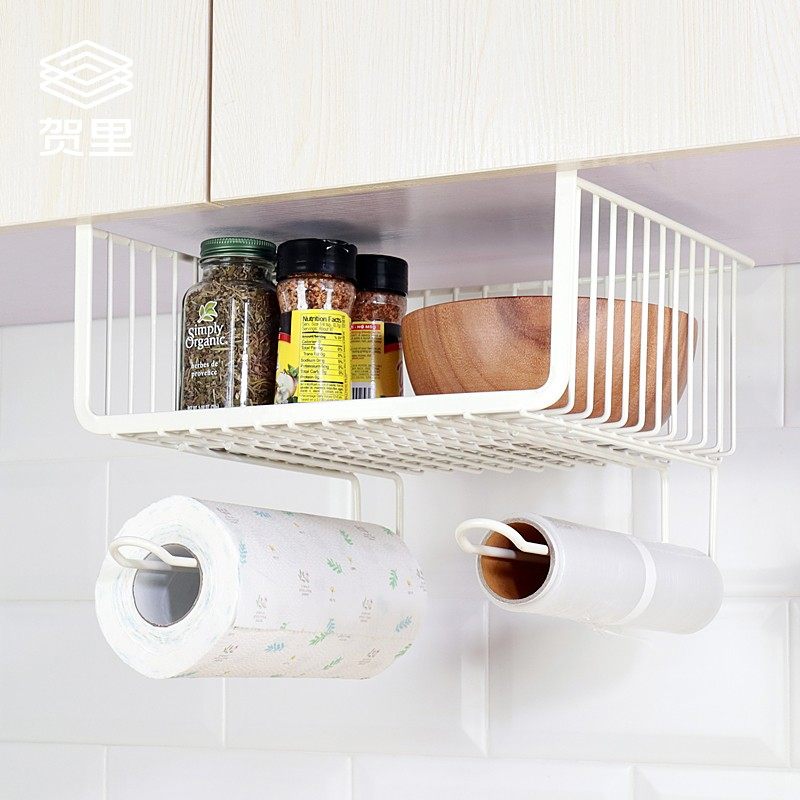 贺里GULEK厨房橱柜隔层下挂篮置物架吊柜下挂架衣柜Y收纳整理层架