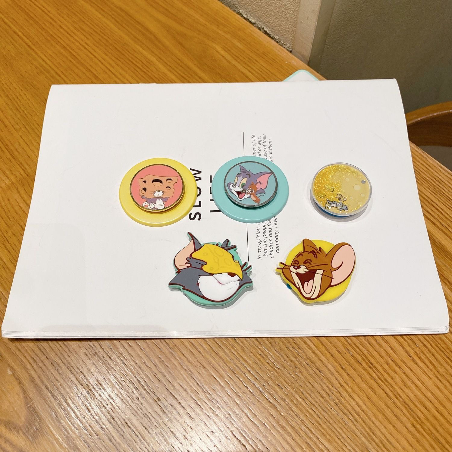 奶酪大战 PopSocket 杰瑞汤姆猫磁吸支架伸缩气囊MagSafe手机啪嗒