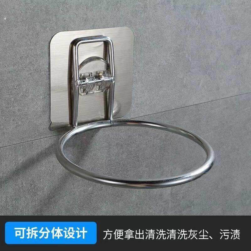 垃圾桶悬空架浴室垃圾架子家用卫生间垃圾篓壁挂式厕所筒放纸桶