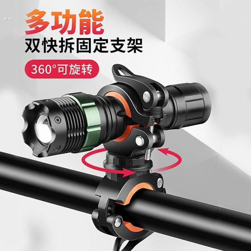 自行车灯夹手电筒卡扣自行车车灯卡扣公路车前灯架硅胶绑带前灯夹