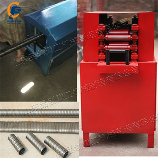 金属波纹管扁管机 桥梁施工自动压管机 箱形板梁预应力制管机