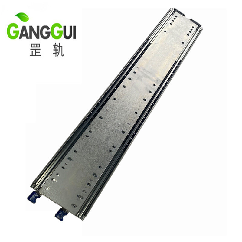 重型双排自锁抽屉滑轨500kg