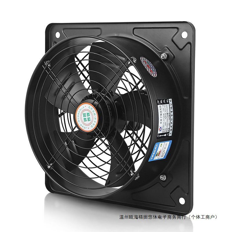 方形外转子220V轴流风机低噪音厨房换气扇排烟静音通风机工业380V