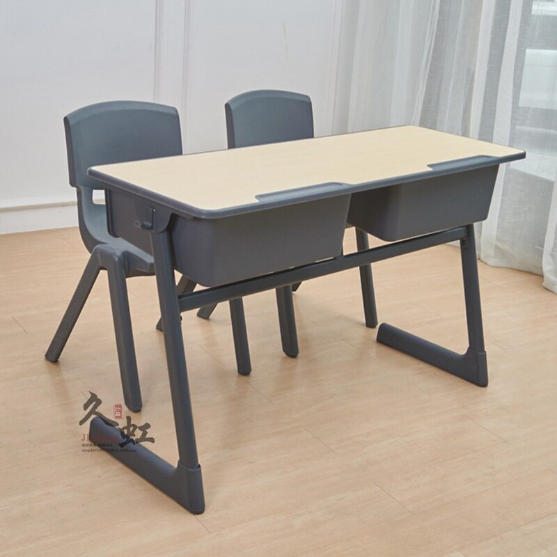 育才双人课桌椅中小学生套装