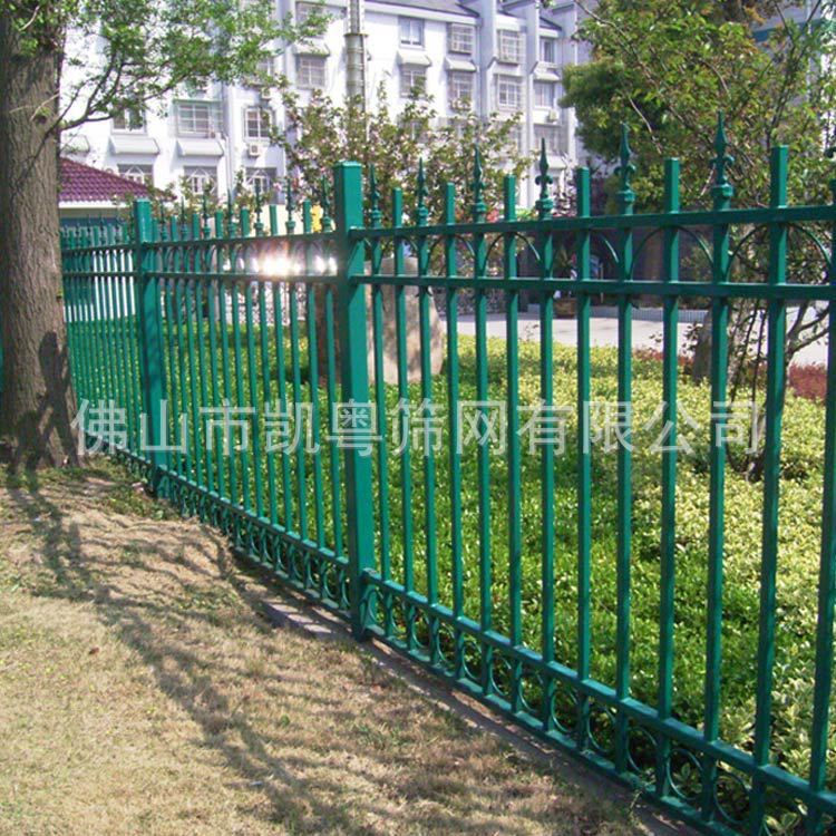 【生产直供】锌钢铁栅栏|工厂工程围栏|小区物业铁栏杆|方管喷塑