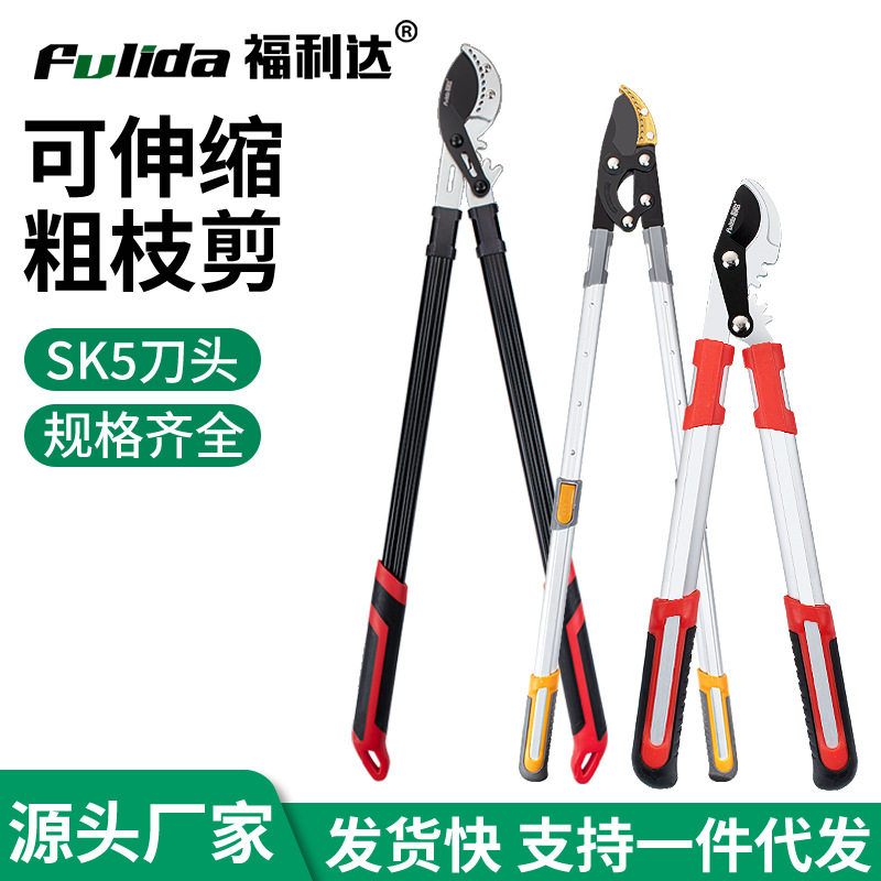 剪枝剪刀修枝剪果树修枝园艺大剪刀剪树枝专用修剪园林加长粗枝剪图片