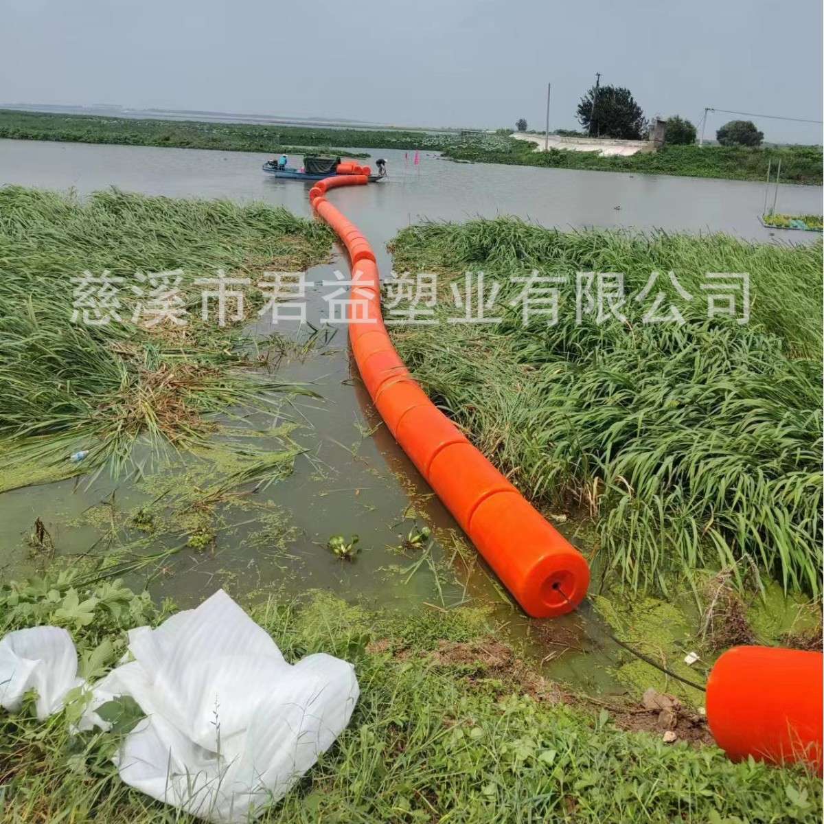 易安装水上拦漂浮子 水电站过滤垃圾浮漂 水闸固体物拦污浮筒装置