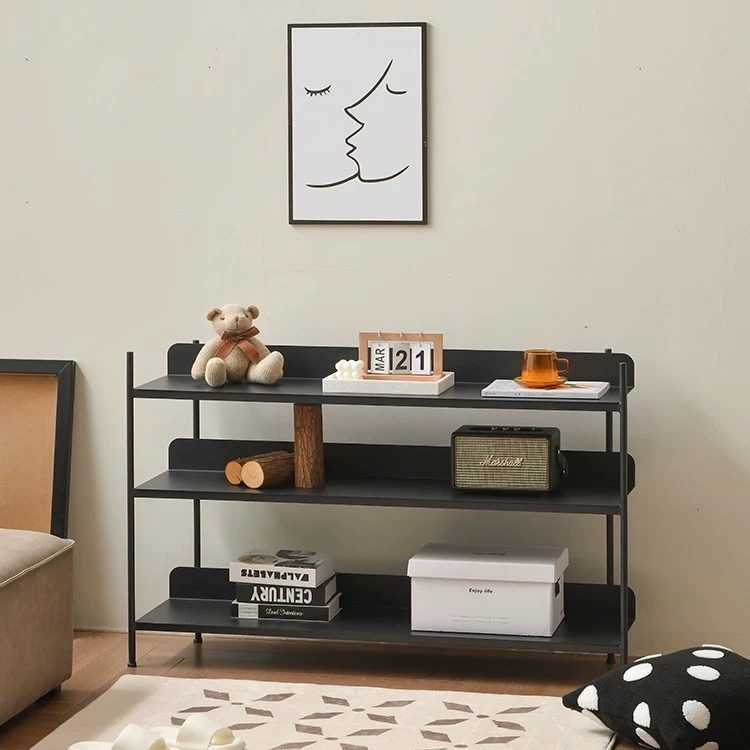 ins风书架铁艺置物架落地书柜家用客厅矮收纳柜子办公室展示储物,电子元器件市场,电线扎带/束线带,淘宝优惠券,粉丝福利购,淘宝优惠卷