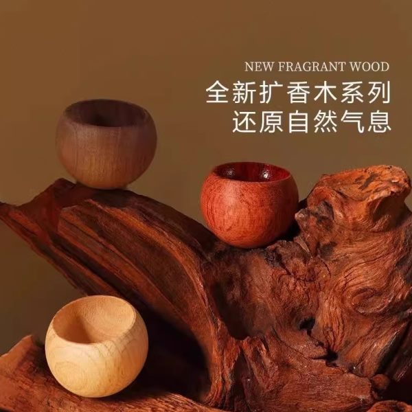 香不倒翁器香薰香散扩扩圆形扩香木卧室家用香摆件车载精油办公室