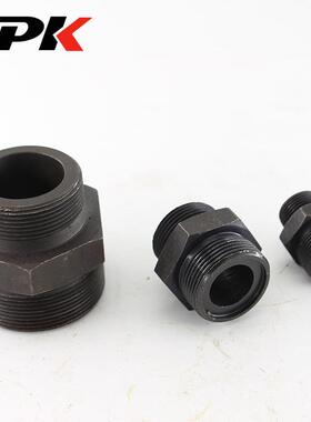 液压油管公制组合垫对丝接头液压管接头JB984 焊接式直通接头体
