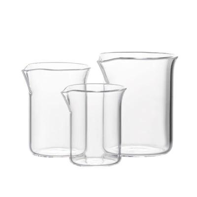 透明耐高温腐蚀高纯玻璃石英烧杯30ml50ml100ml250ml500ml可定制