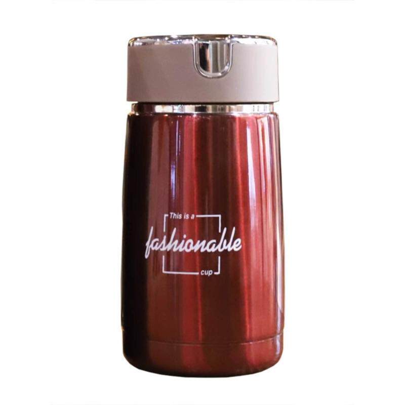 保温杯女士精致上班族新款小巧便携迷你泡茶分离红色高颜
