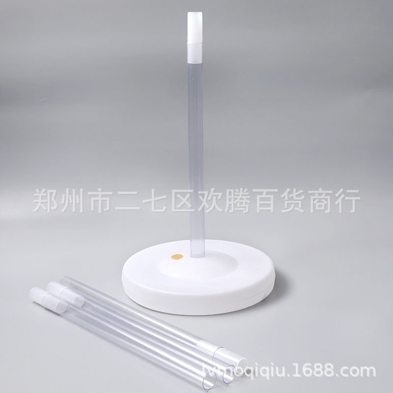 大号小号圆形方形注水底座拱门气球配件结婚开业气球立柱路引图片