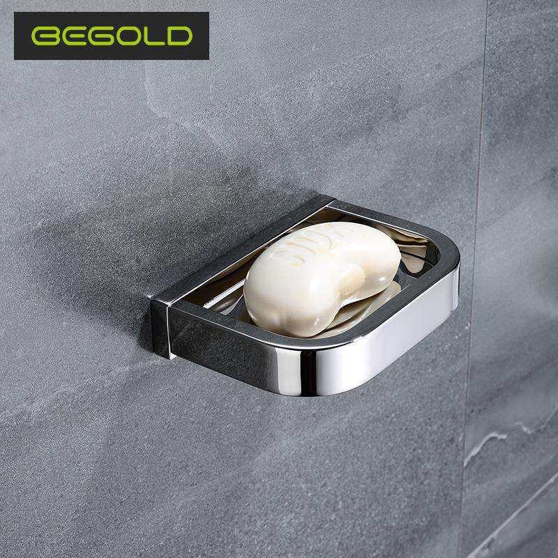 304不锈钢香皂盒肥皂架肥皂置物架壁挂式创意沥水皂网皂碟直销