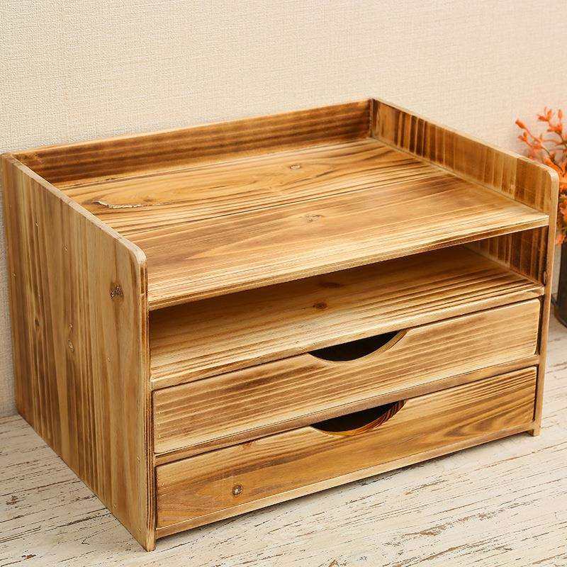 大号木质桌面抽屉分类整理盒办公室书房文件纸杂物实木收纳盒,电子元器件市场,其它元器件,淘宝优惠券,粉丝福利购,淘宝优惠卷