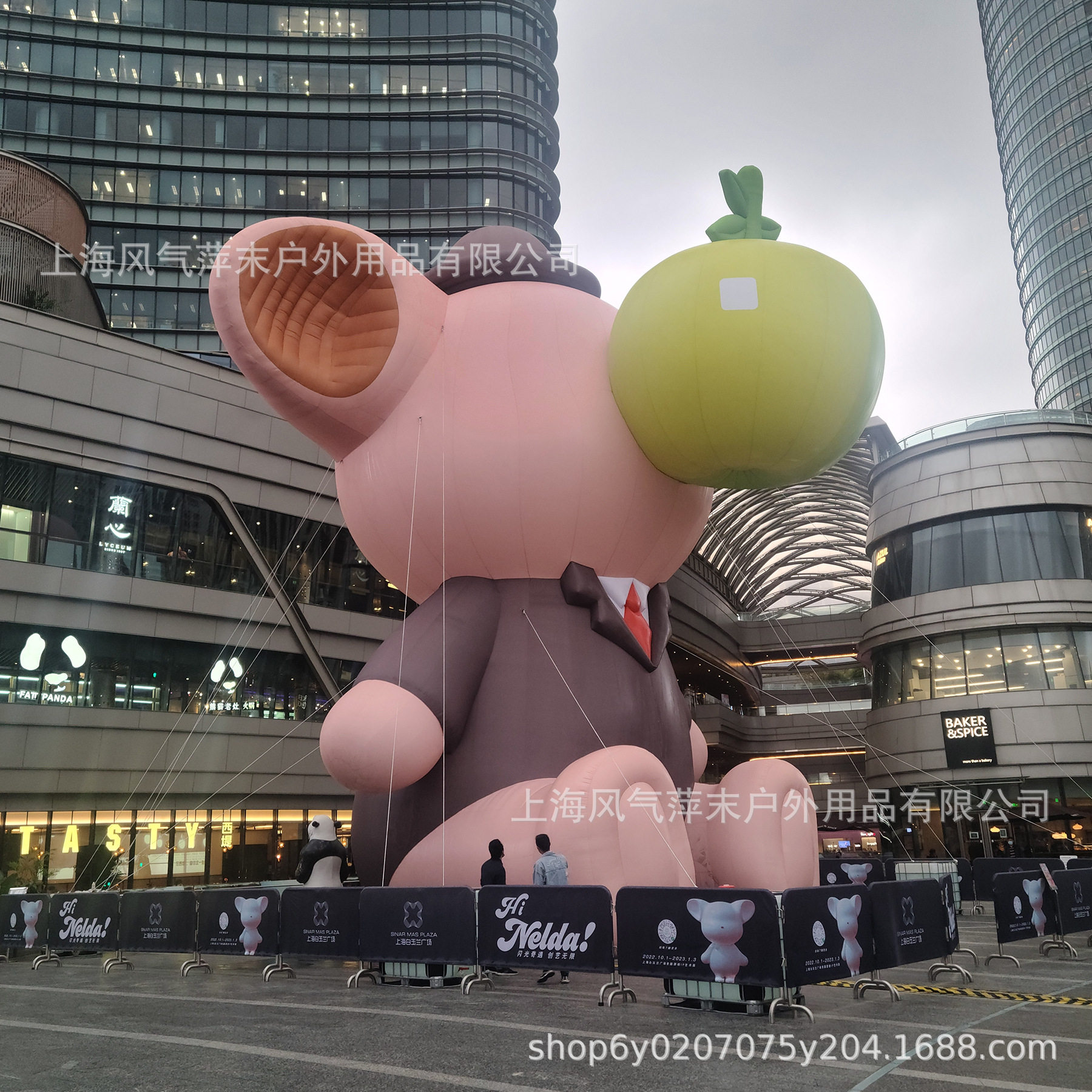 商场IP充气卡通气模