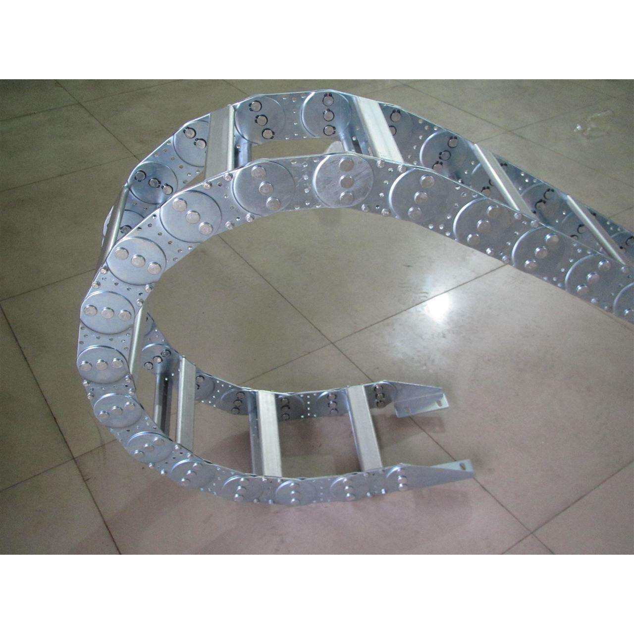 TLII型钢制拖链304不锈钢金属拖链坦克链桥式TL65III型钢铝拖链