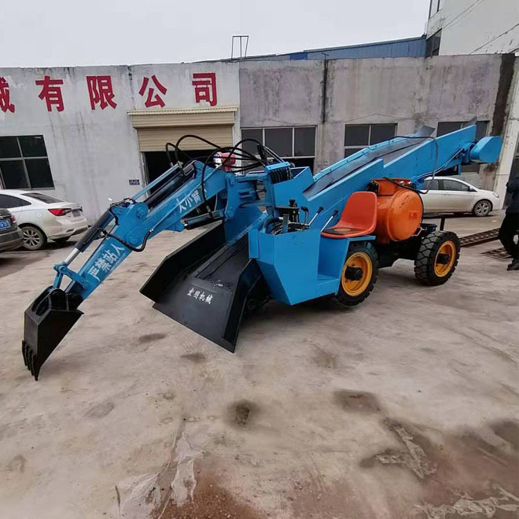 宏图机械四轮行走液压电动扒渣机