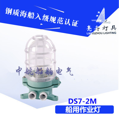 上海船用白炽作业灯DS7-2M-A 24V15W吸灯式灰铸铁铸明红黄绿