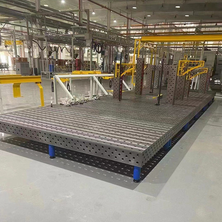 三维柔性焊接平台机器人工作台定位角尺工装夹具多孔定位焊接平台