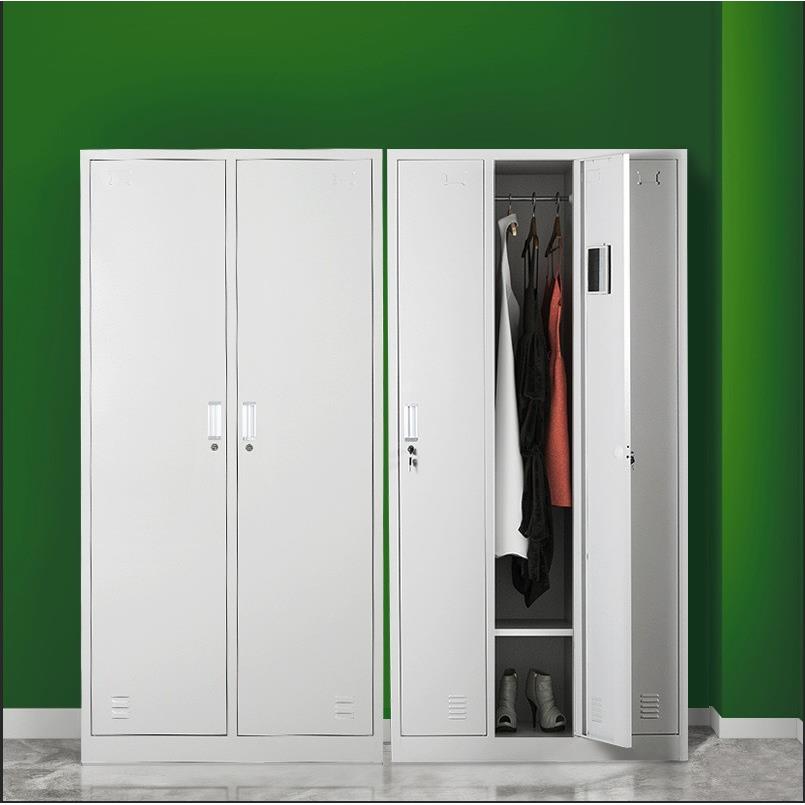 厂家定制钢制员工铁皮柜宿舍储物柜带锁多门存放柜加厚更衣柜