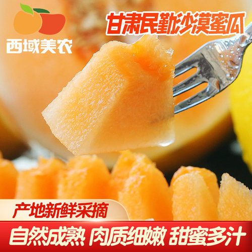 西域美农甘肃民勤蜜瓜甜瓜水果