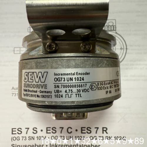 SEW编码器OG73 UN 1024堡盟定制版ES7
