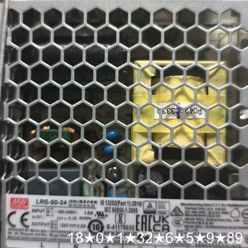 台湾明纬LRS-50-24电源，7个一起，成色如图，实物实