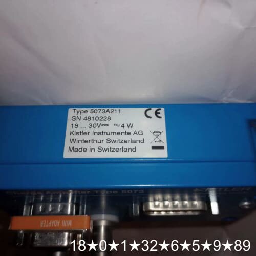 瑞士 Kistler 5073A211 电荷放大器，Type