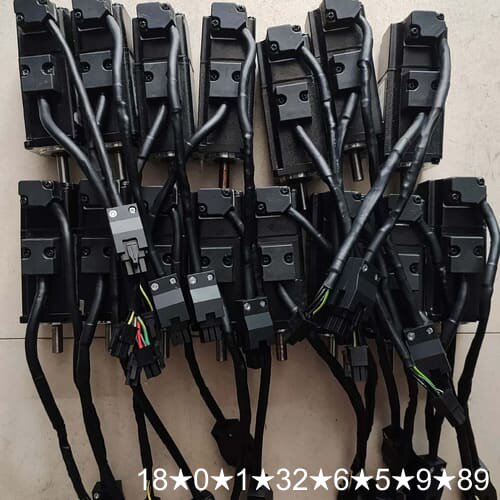 100W伺服电机，ECMA一C20401GS，ECMA一