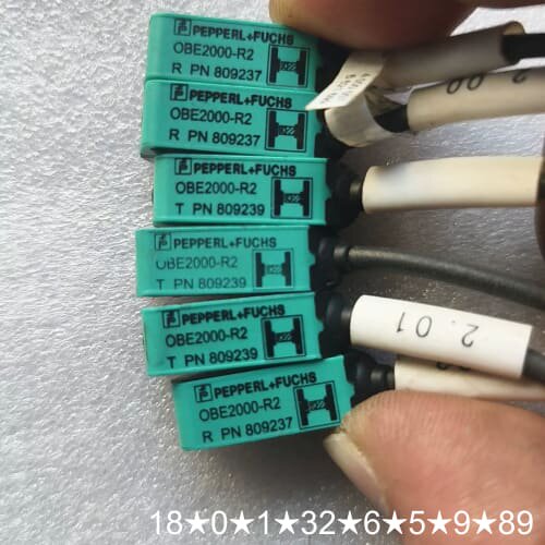 对射光电开关，型号OBE2000-R2，成色轻微使用痕