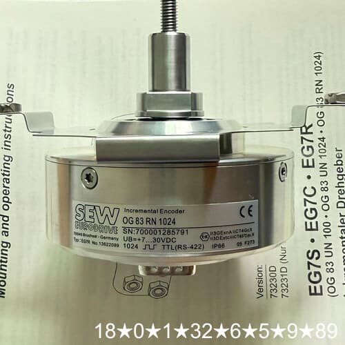 SEW编码器OG83RN1024EG7R