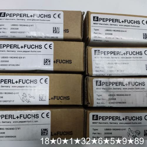 PEPPERLFUCHS超声波传感器，型号UB800