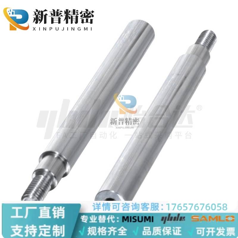 SHQ01 02 06-D8-L20-E10-F10-A5-B5-P7-Q7 两端台阶外螺纹导向轴