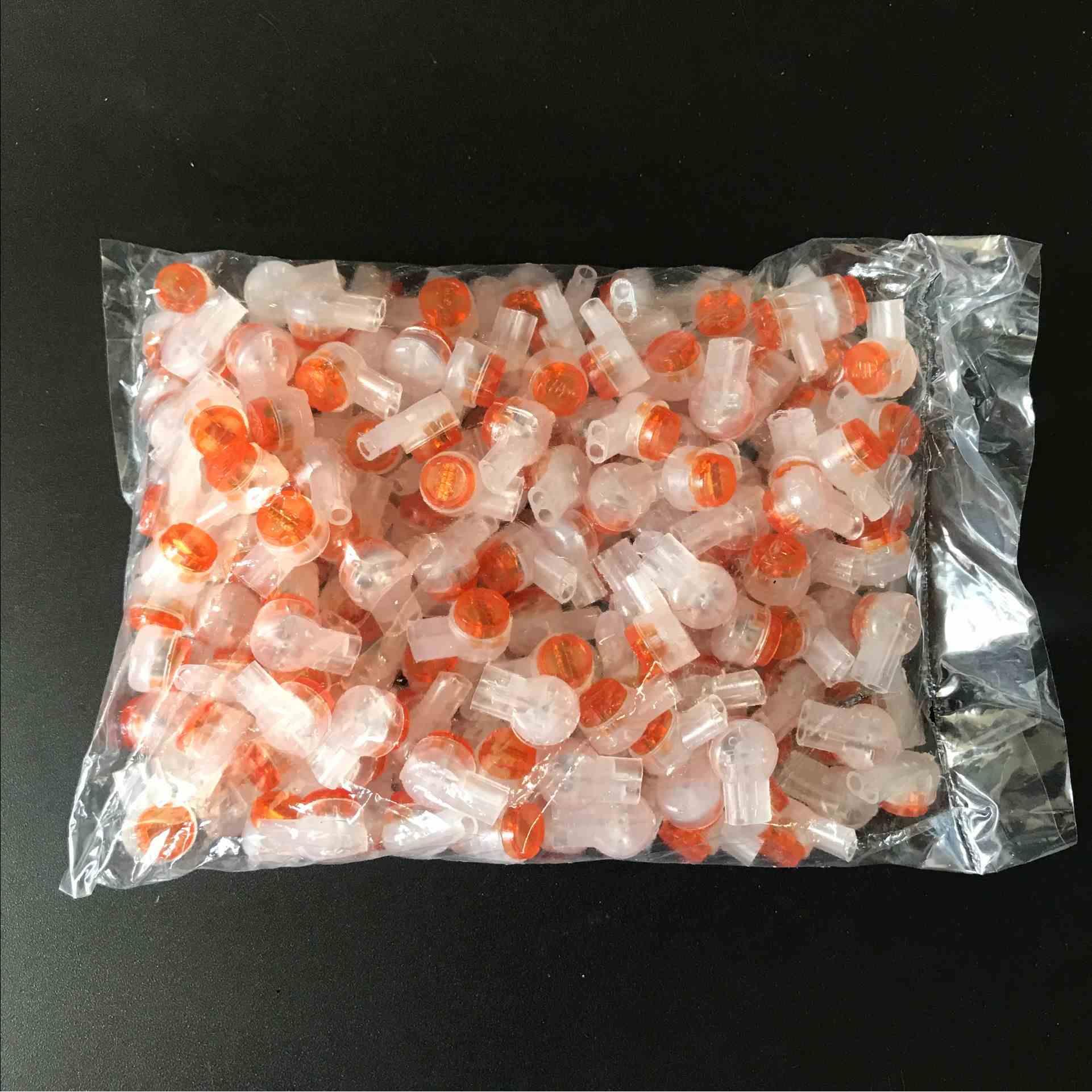 K2接线子 电话接线端子 网线接线子双刀接线子 连接器100个/袋