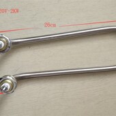 弯头直U型304不锈钢电加热管毛巾柜 面包发酵箱220V 保温台车水箱